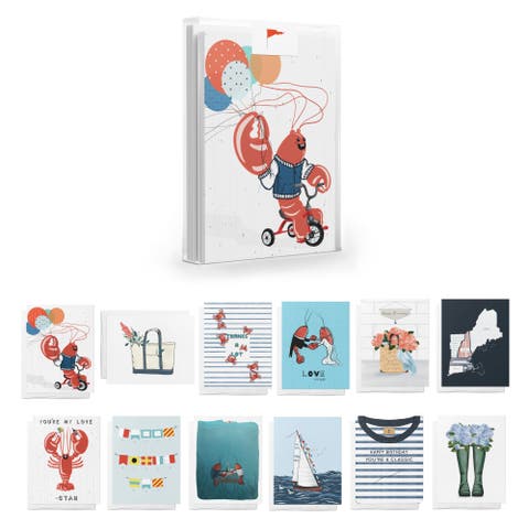 New Englander Greeting Card Pack Assorted Set (12 ct.)
