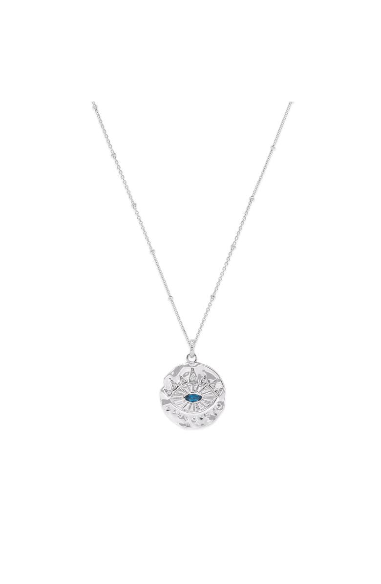 Seven Saints Evil Eye Protection Necklace, Main, color, White