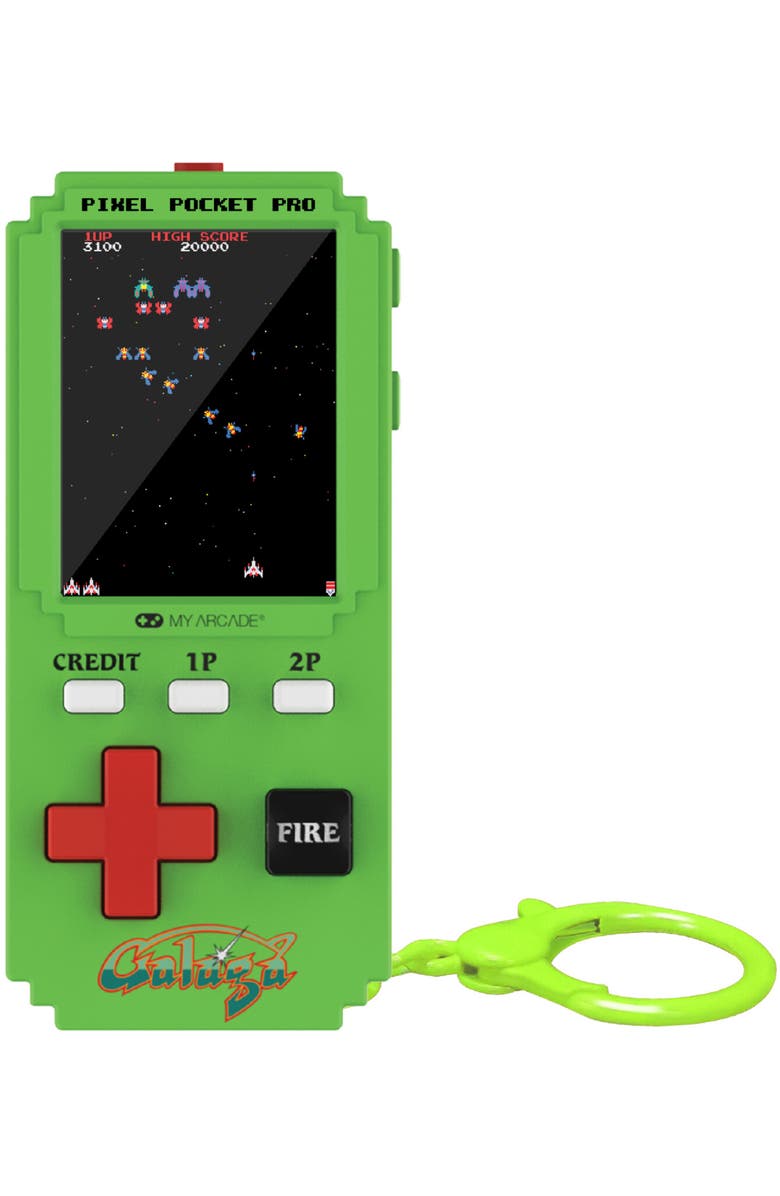 My Arcade Myarcade Dgunl7132 Galaga Pixel Pocket Pro Handhel, Alternate, color, Multicolor