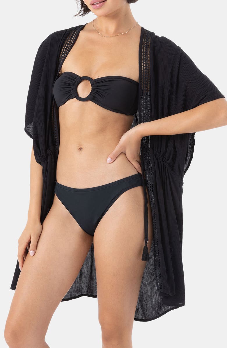 Roxy Sun Kissed Cover-Up, Alternate, color, Anthracite