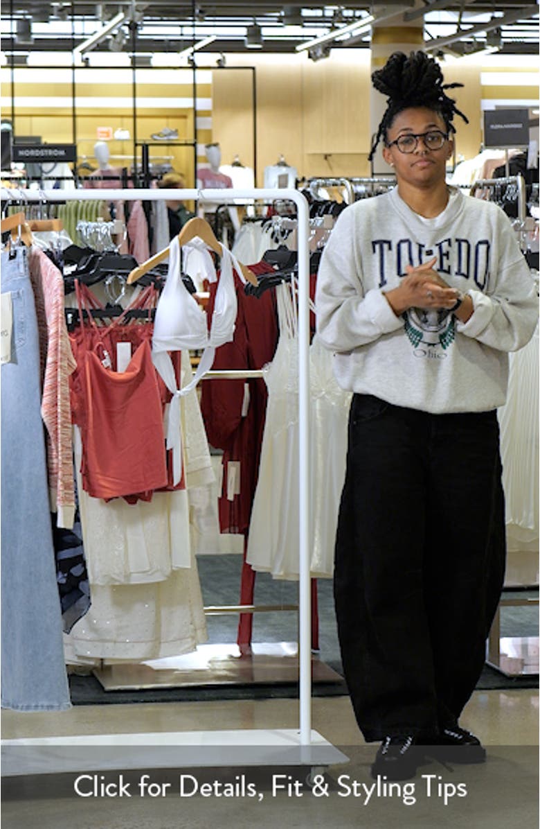 Shirred V-Wire Halter Bikini Top, sales video thumbnail