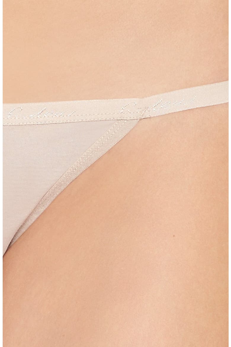 'Cameron' Cotton G-String, Alternate, color, NUDE