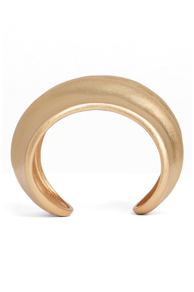 Sara Sculptural Cuff Bracelet, Alternate, color, GOLD TONE