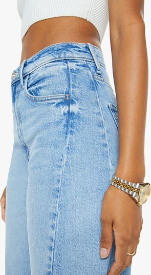 The Half-Pipe Frayed Hem Denim Bermuda Shorts