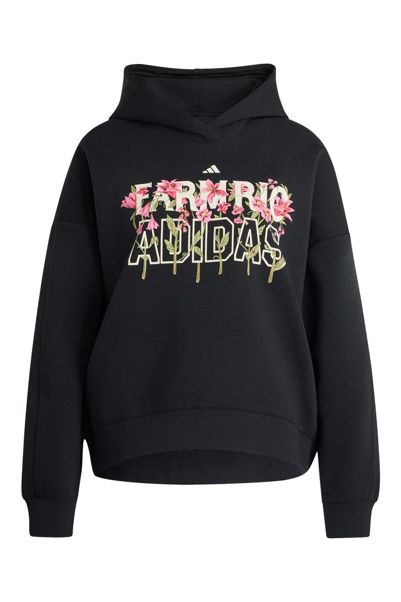 Hoodie, Main, color, BLACK/CREAM WHITE/MULTICOLOR