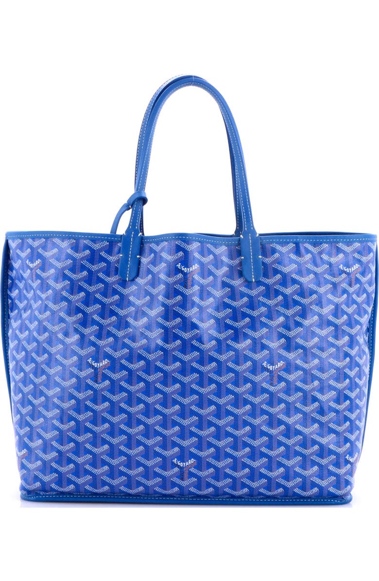 Pre-Owned Goyard Anjou Reversible Tote Coated Canvas PM, Alternate, color, Blue