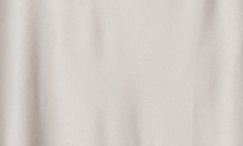 Shop Renee C Satin A-line Skirt In Silver