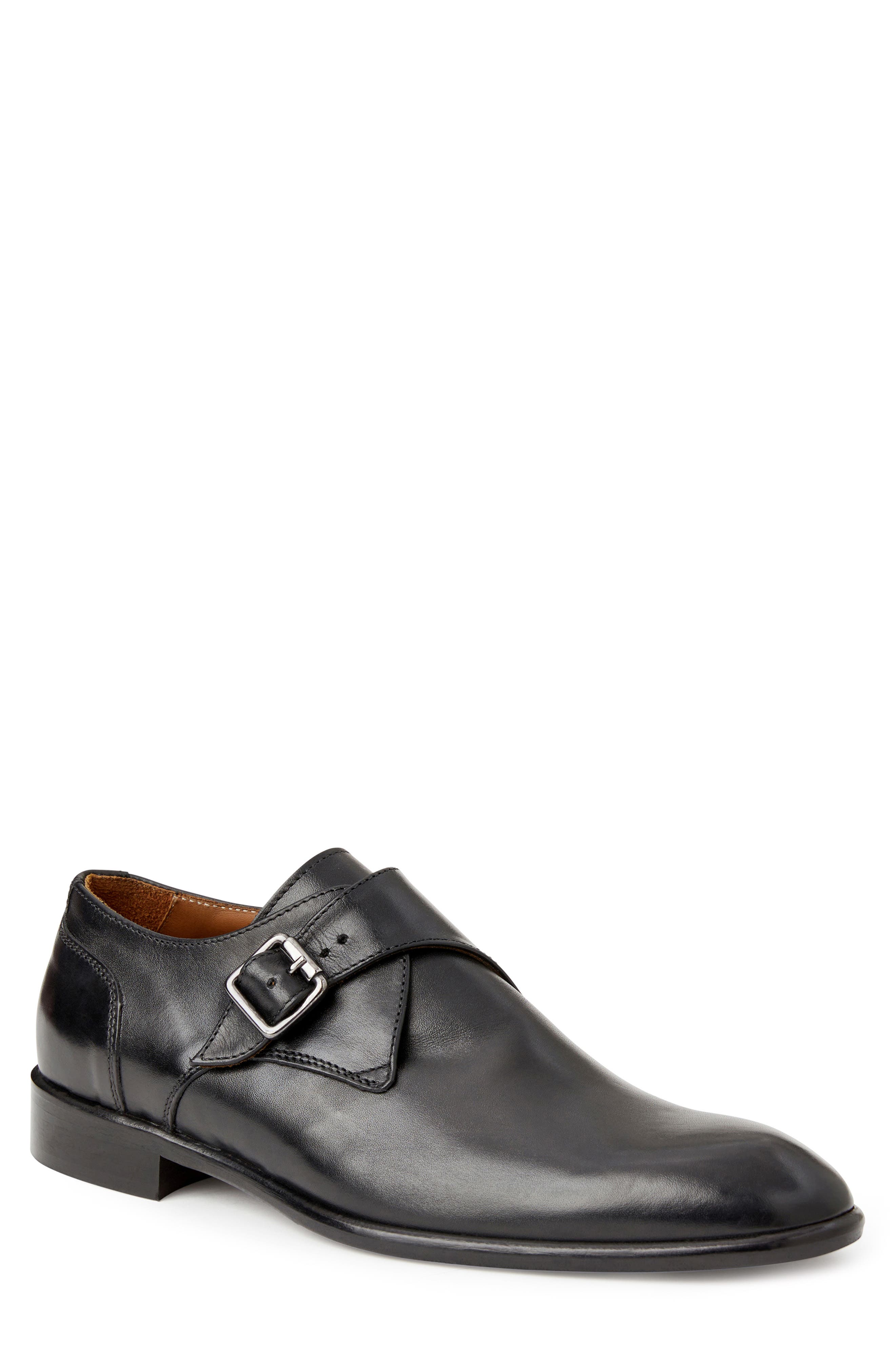 Bruno Magli Solero Monk Strap Loafer, Main, color, Black