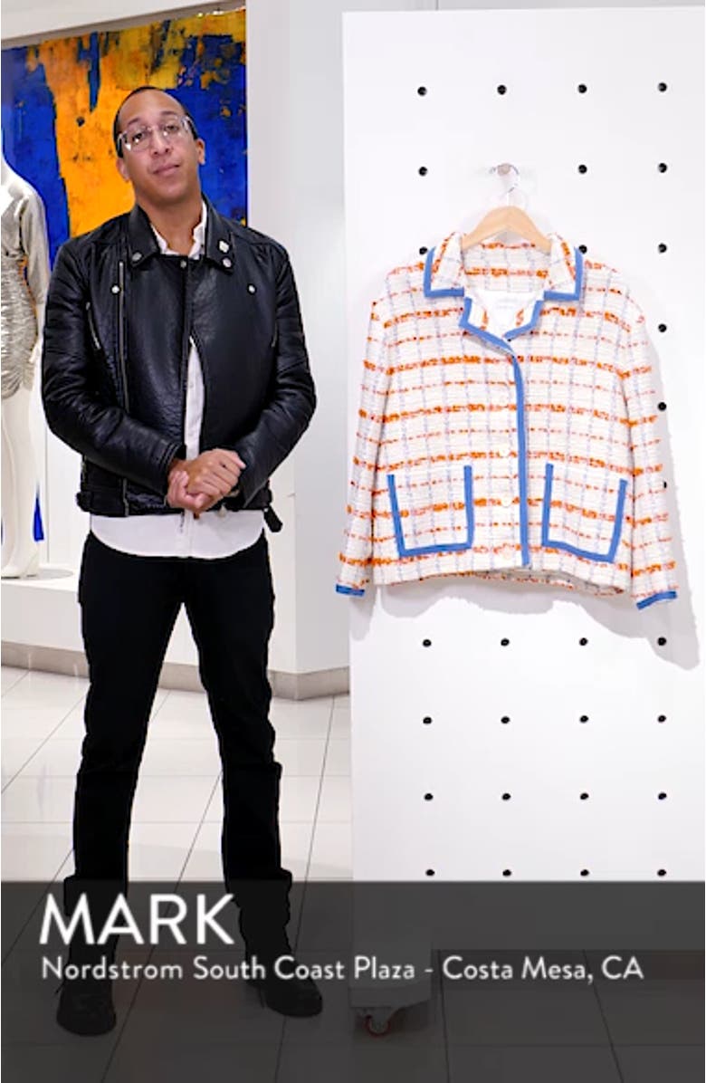 Idaline Tweed Crop Jacket, sales video thumbnail