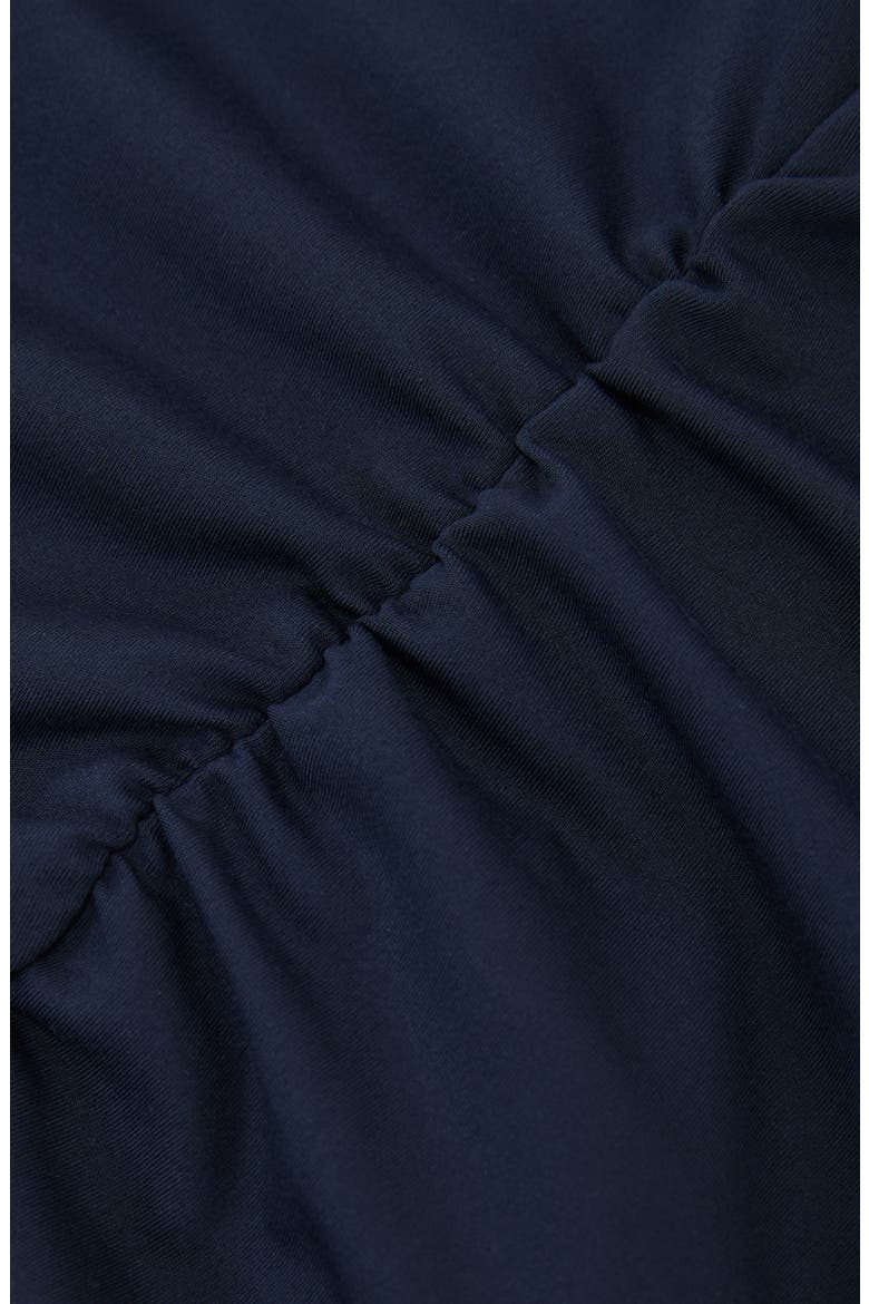 Cora Ruched Sleeveless Top, Alternate, color, NAVY