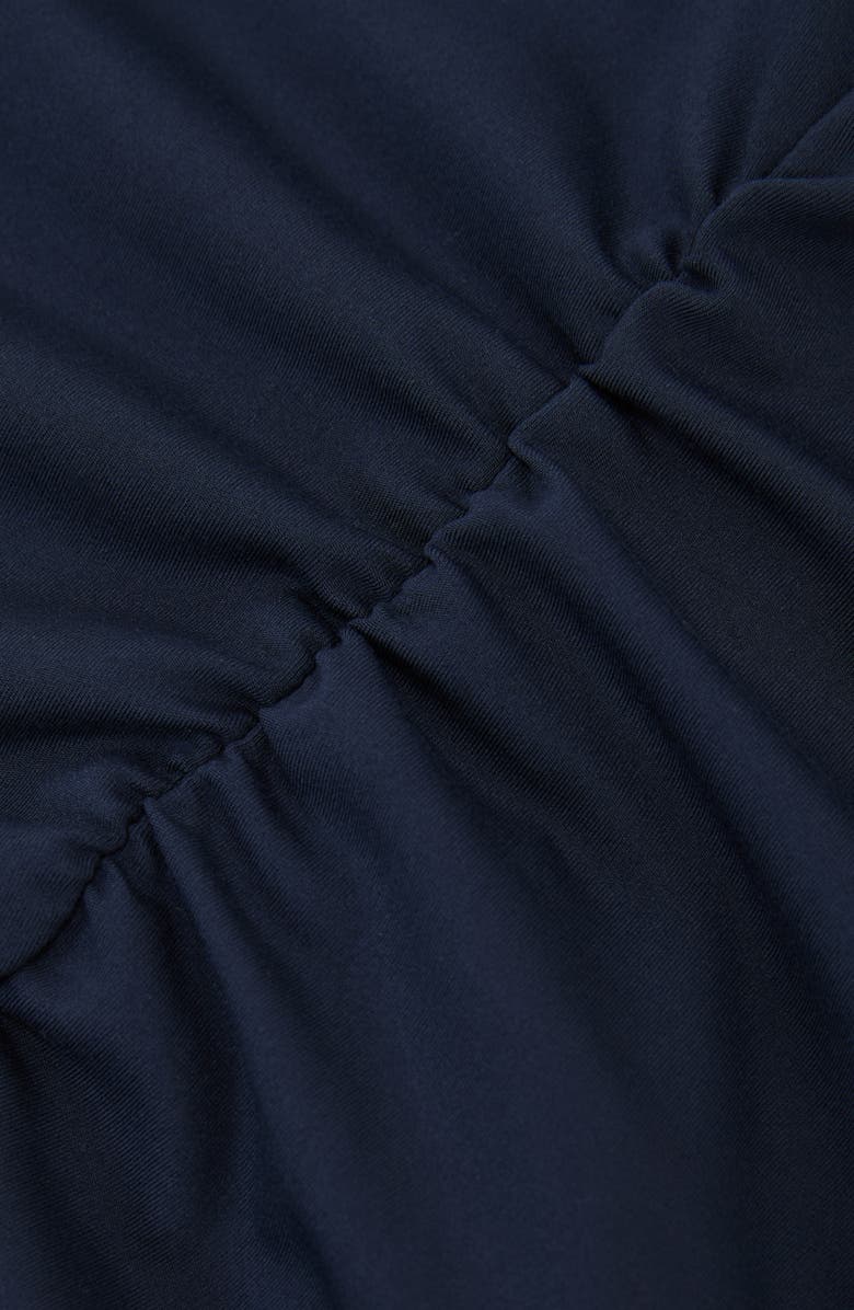 Reiss Cora Ruched Sleeveless Top, Alternate, color, Navy