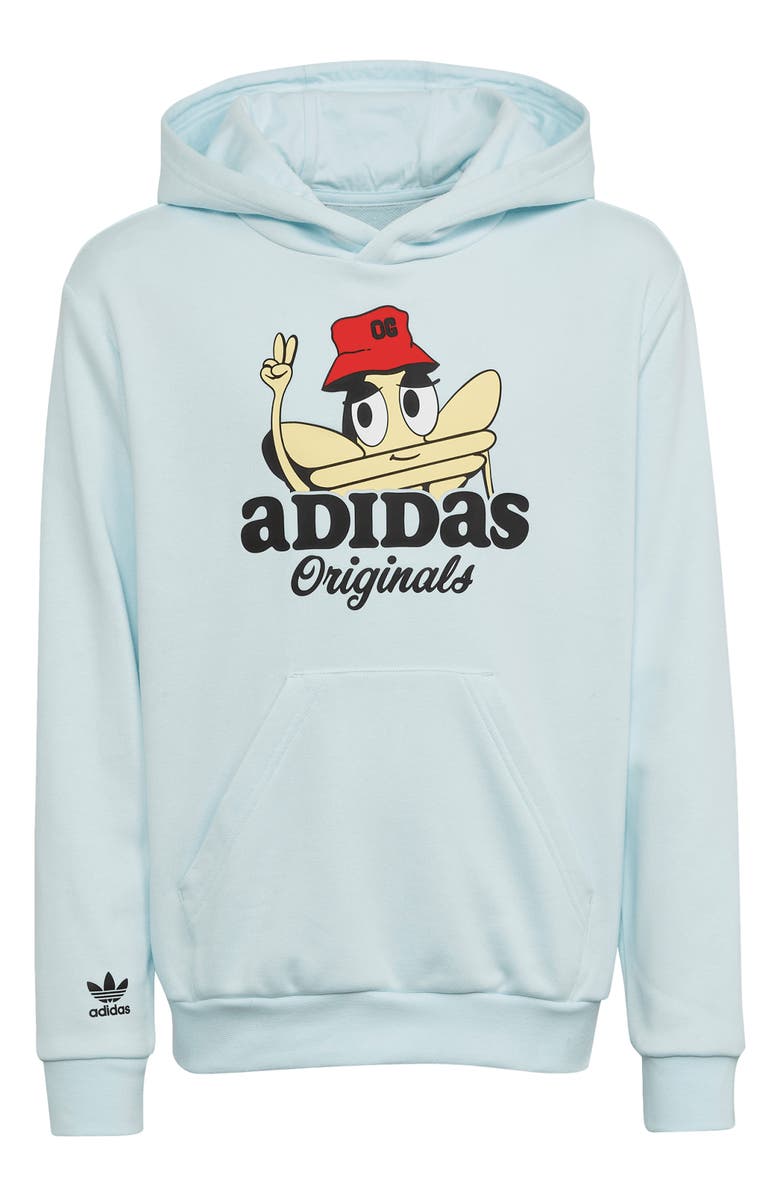 adidas Originals Kids' Trefoil Hoodie, Main, color,