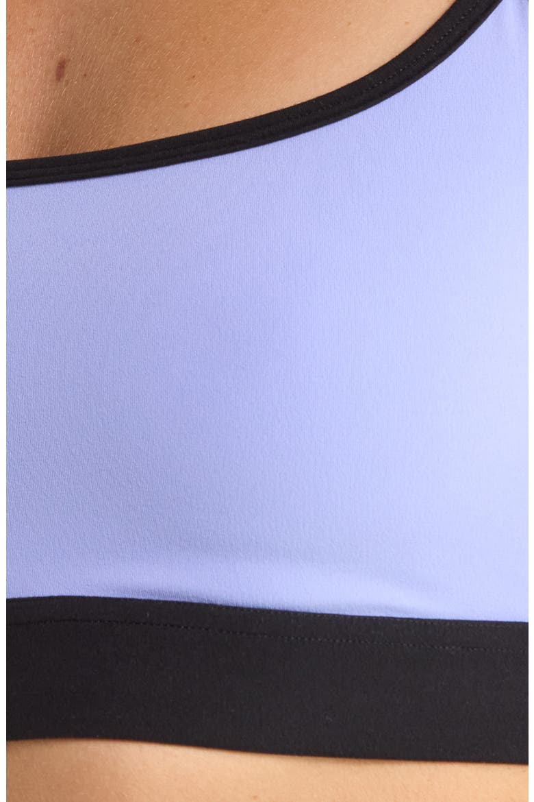 Emerson Airweight Sports Bra, Alternate, color, PURPLE HAZE/ BLACK