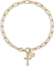 Emma Rae Cross Charm Chain Bracelet