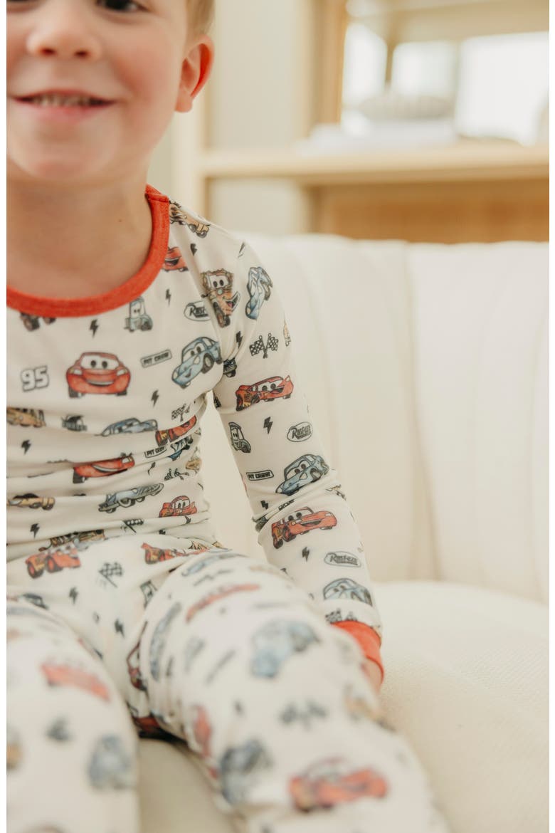 Pixar Cars Fitted Two-Piece Pajamas, Alternate, color, PIXAR CARS