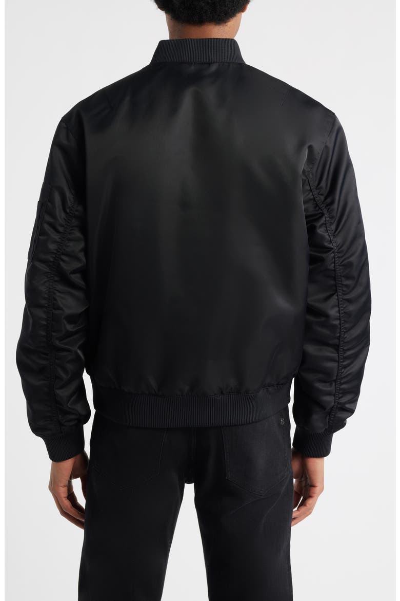 Badam Bomber Jacket, Alternate, color, BLACK