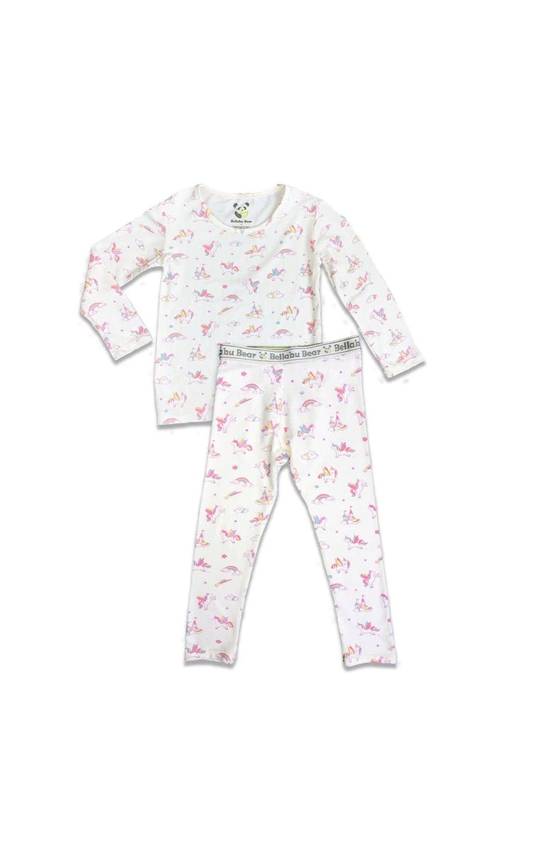 Bellabu Bear Kids' Unicorn Set of 2 Piece Pajamas, Main, color, Unicorn