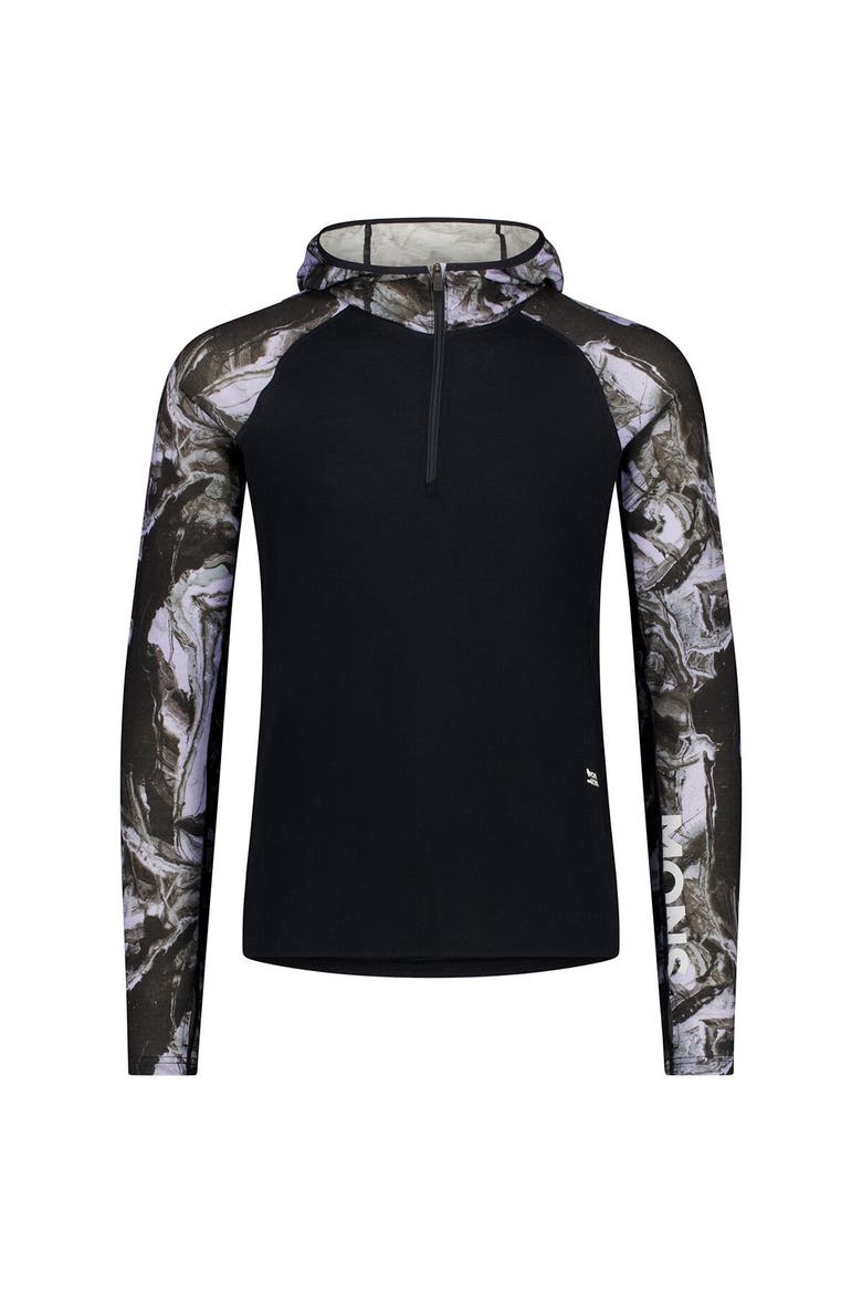 Temple Merino Long-Sleeve Hoodie - Men's, Alternate, color, Rock Camo/Black