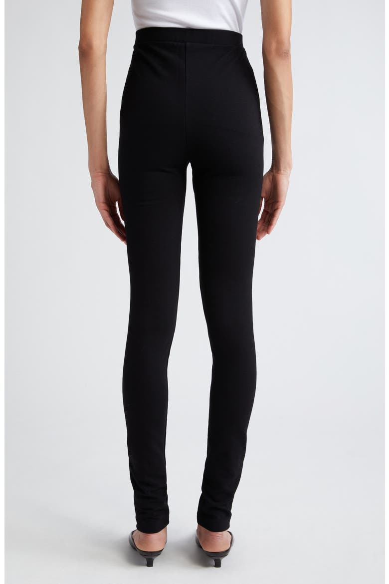 Zip Leggings, Alternate, color, BLACK