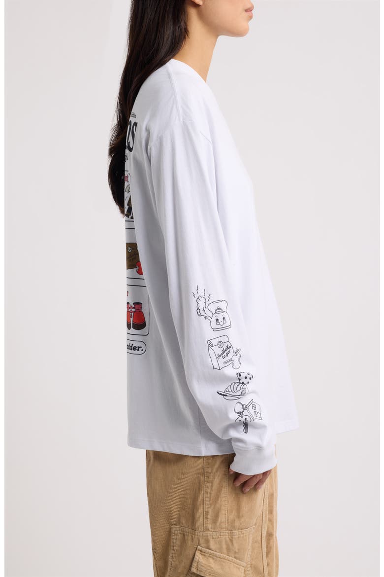 Antonyms Long Sleeve Graphic Tee, Alternate, color, WHITE