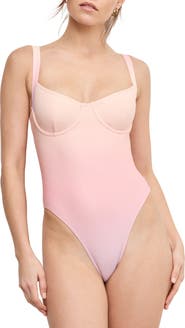 Good American Sunset Underwire One-Piece Swimsuit