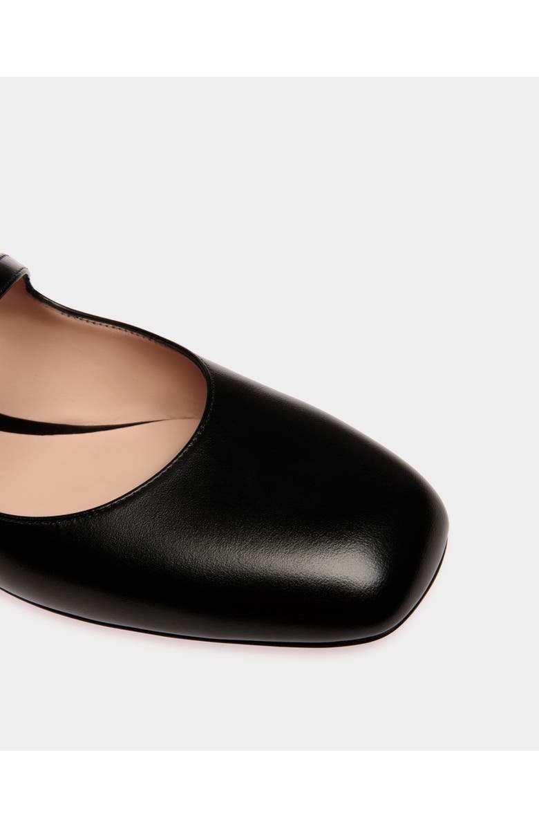 Bally rina Flat In Candy Leather, Alternate, color, Black