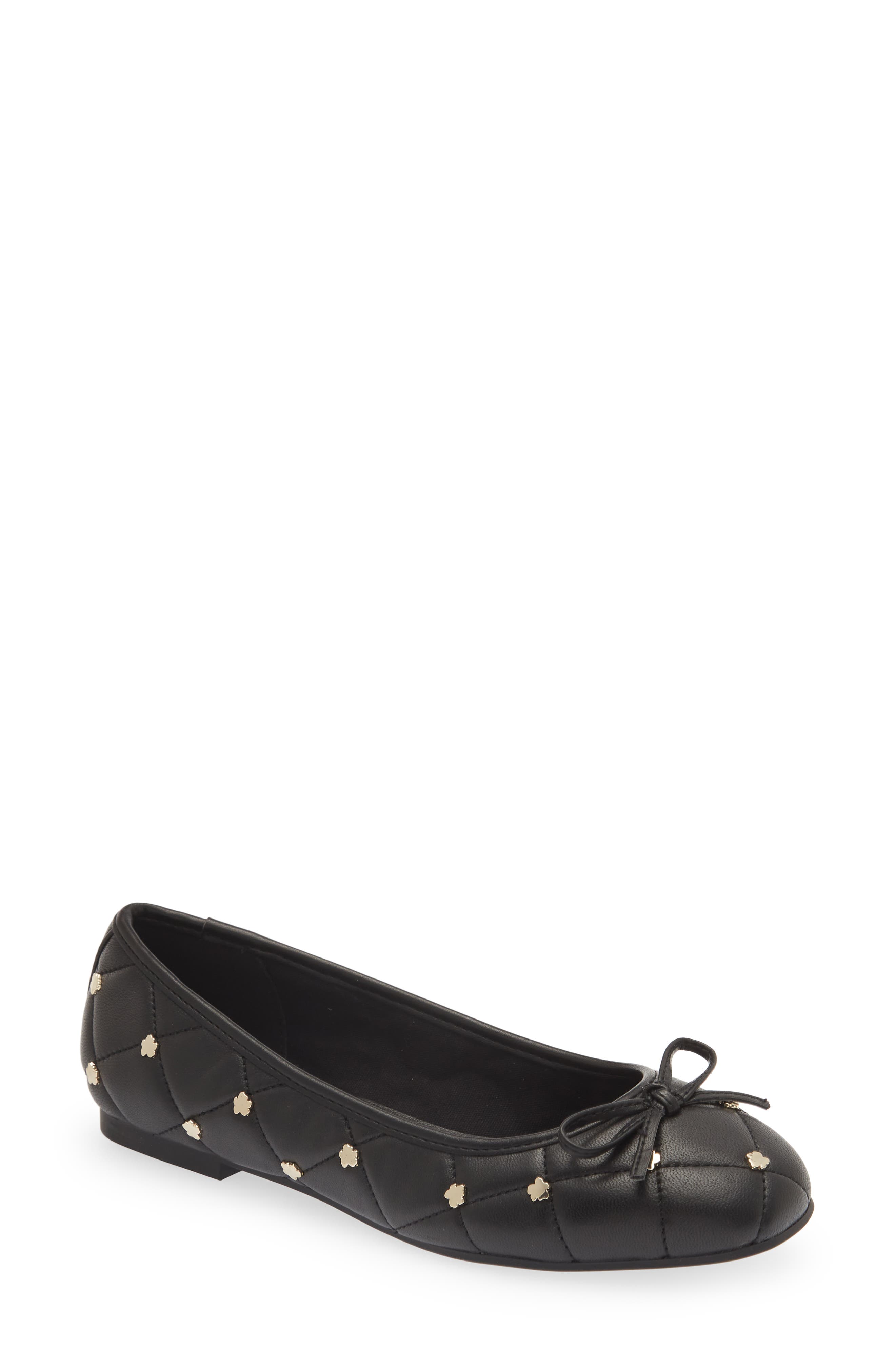 Ted Baker London Libban Quilted Ballerina Flat, Main, color, 