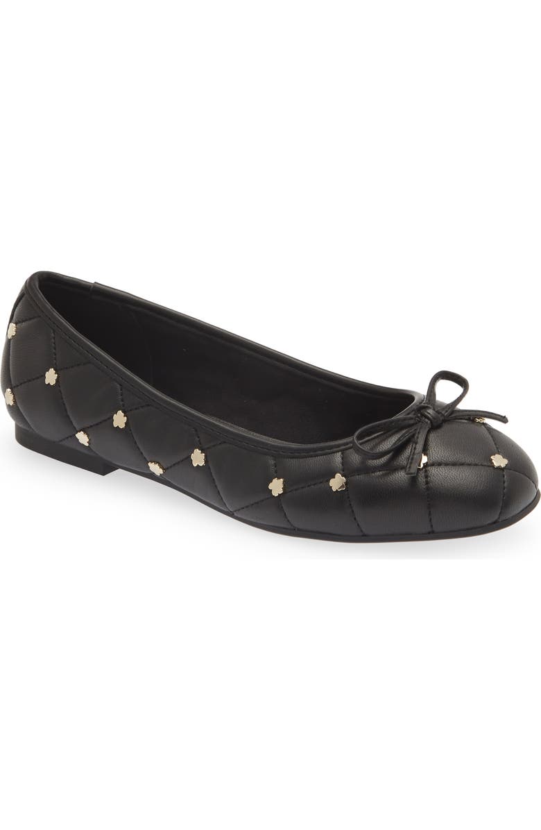 Ted Baker London Libban Quilted Ballerina Flat, Main, color,