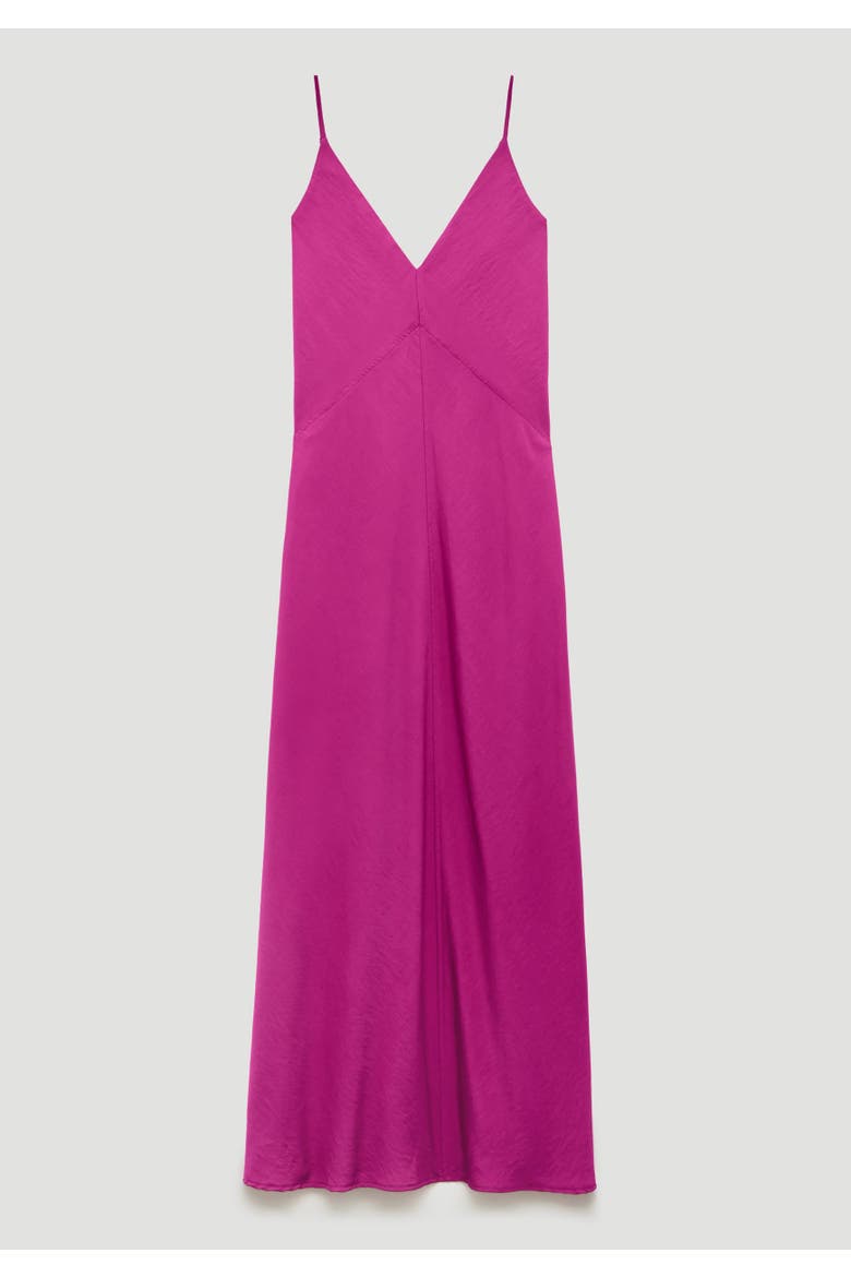 Air Flow Seam Detail Maxi Slip Dress, Alternate, color, Orchid Pink