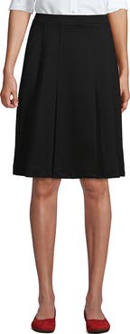 Lands' End School Uniform  Ponte Pleat Skirt