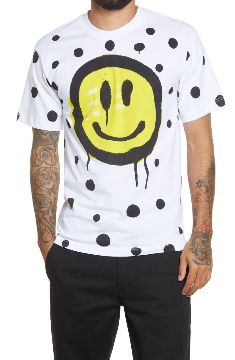 MARKET Chinatown Market Smiley Vandal Graphic Tee, Main, color, 