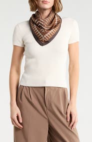JMCLAUGHLIN Amoura Silk Square Scarf