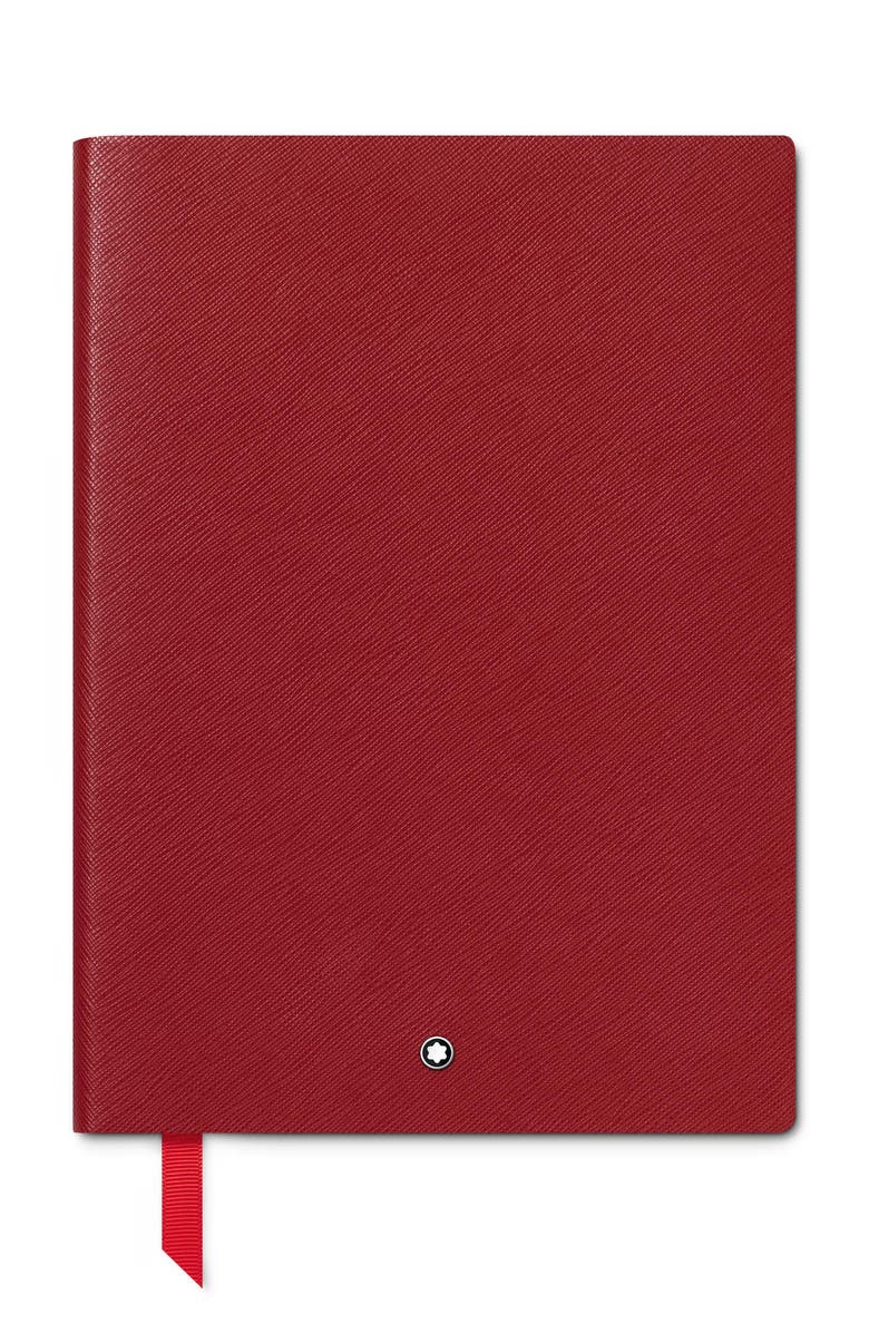 Montblanc Red Lined Notebook, Main, color, 