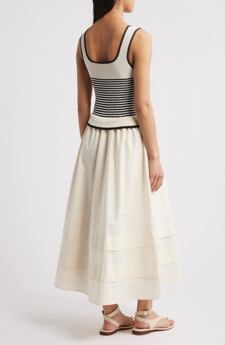 MOON RIVER Sleeveless Stripe Maxi Sundress, Alternate, color, 