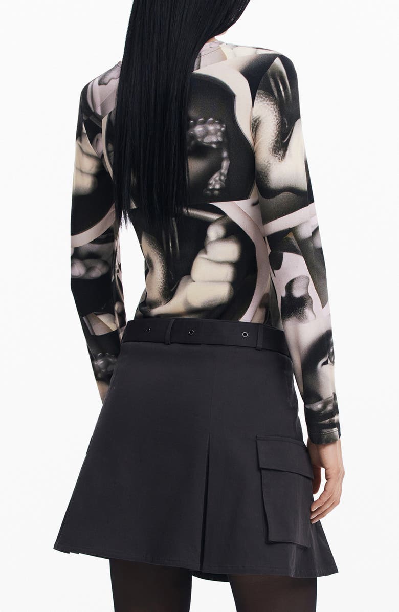 Desigual Surrealismo Long Sleeve T-Shirt, Alternate, color, 