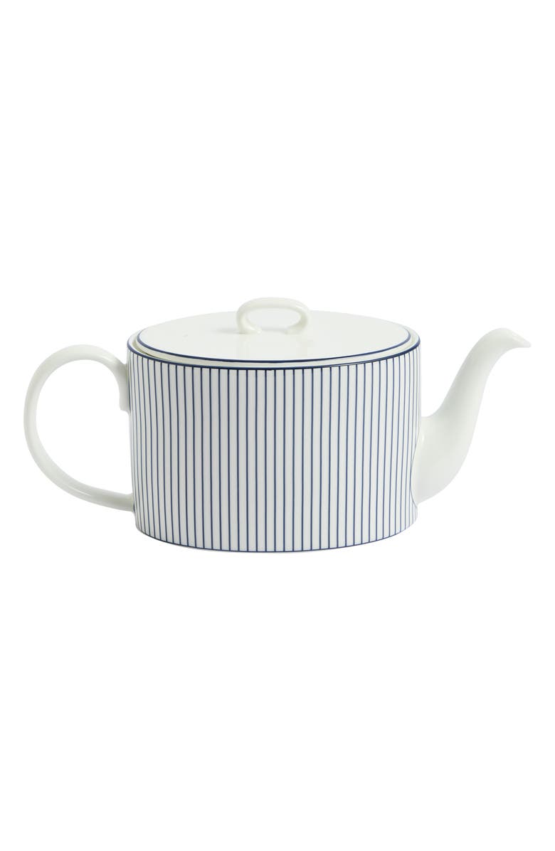 Wedgwood Gio Bone China Teapot, Main, color, Blue/ White