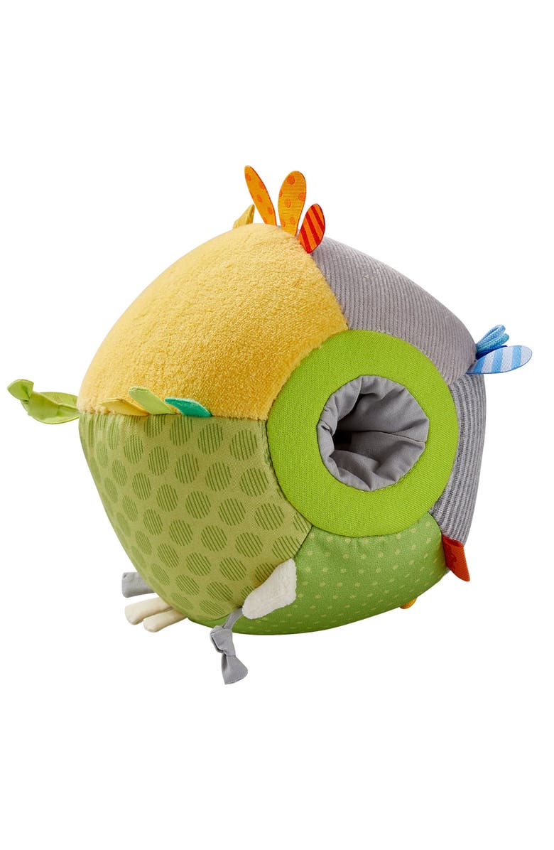 HABA Soft Sensory Ball Discovery Toy - Plush Baby Tag Toy with Rattle, Alternate, color, Multi