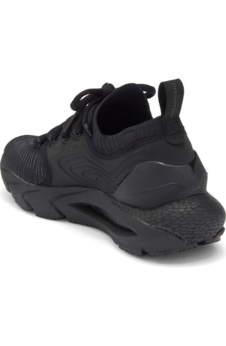 Under Armour Hovr Phantom 2 Running Shoe, Alternate, color, Black / Jet Gray / Black