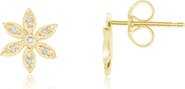 The Lovery Fine Jewelry Diamond Flower Stud Earrings