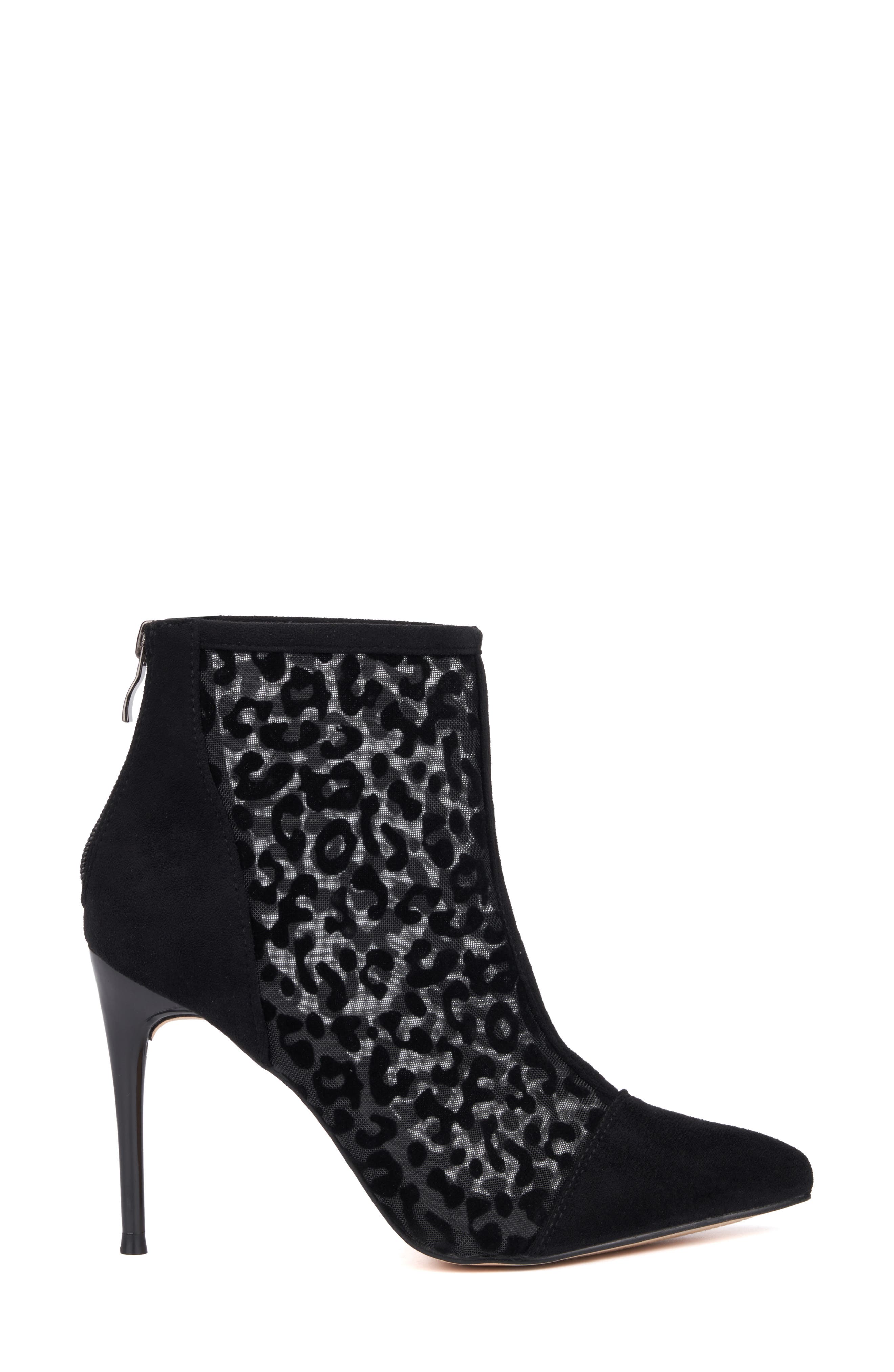 NEW YORK AND COMPANY Charlie Velvet Burnout Bootie, Alternate, color, 