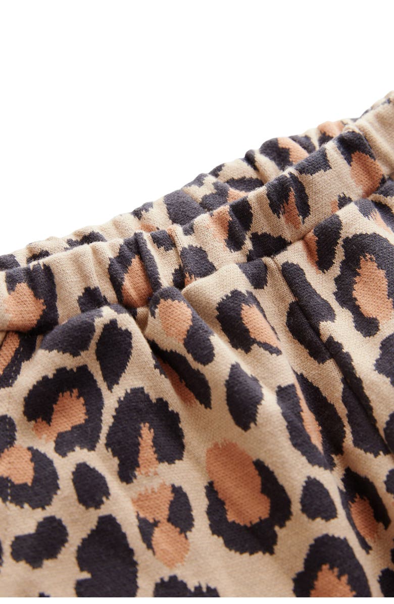 NEXT Kids' Leopard Print Barrel Pants, Alternate, color, Brown Multi