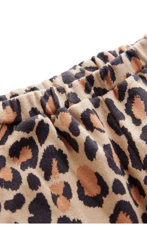 Next Kids' Leopard Print Barrel Pants In Brown