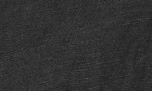Allsaints Bandol Linen Blend Button-up Shirt In Black