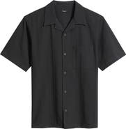 Theory Stripe Camp Shirt