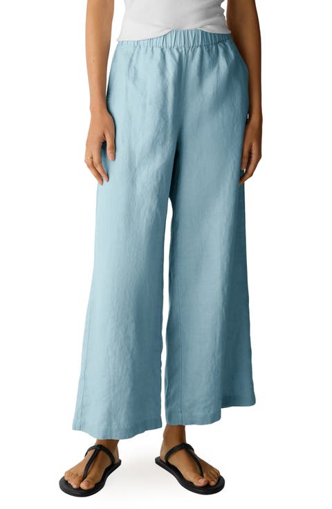 Linen Wide Leg Pants