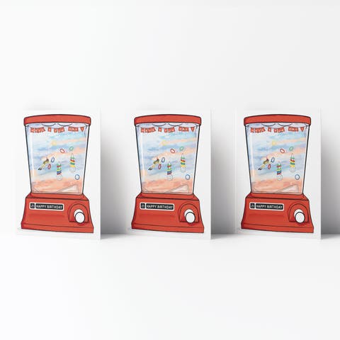 Birthday Greeting Card Pack (3ct) "Scuba Hoops"