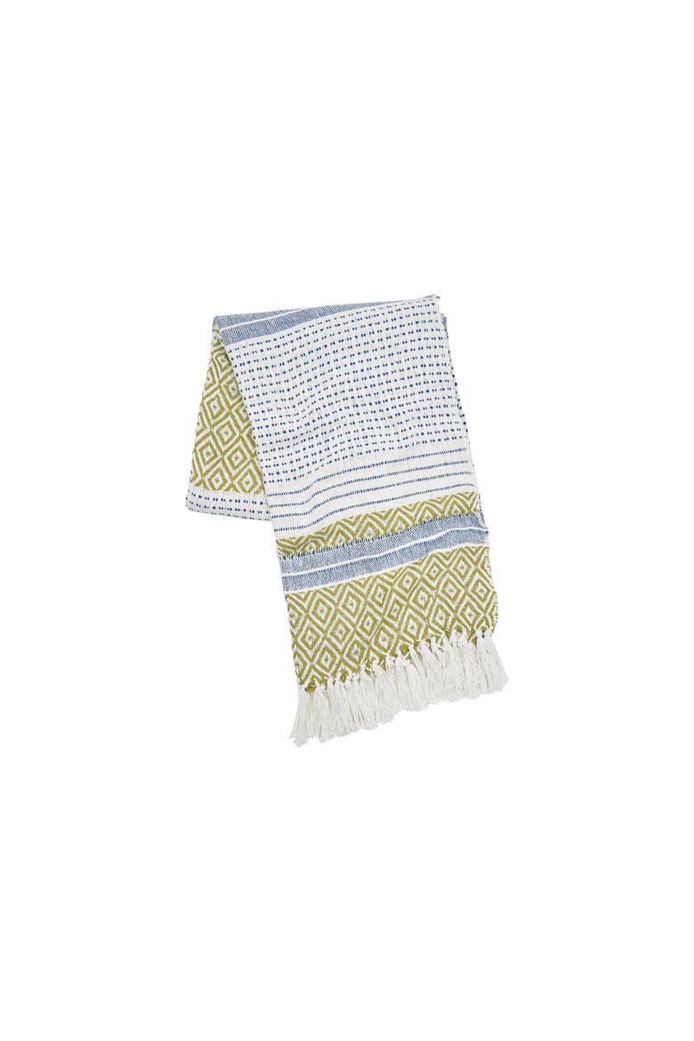 Berkley Citron 50" x 60" Throw Blanket, Main, color, Green