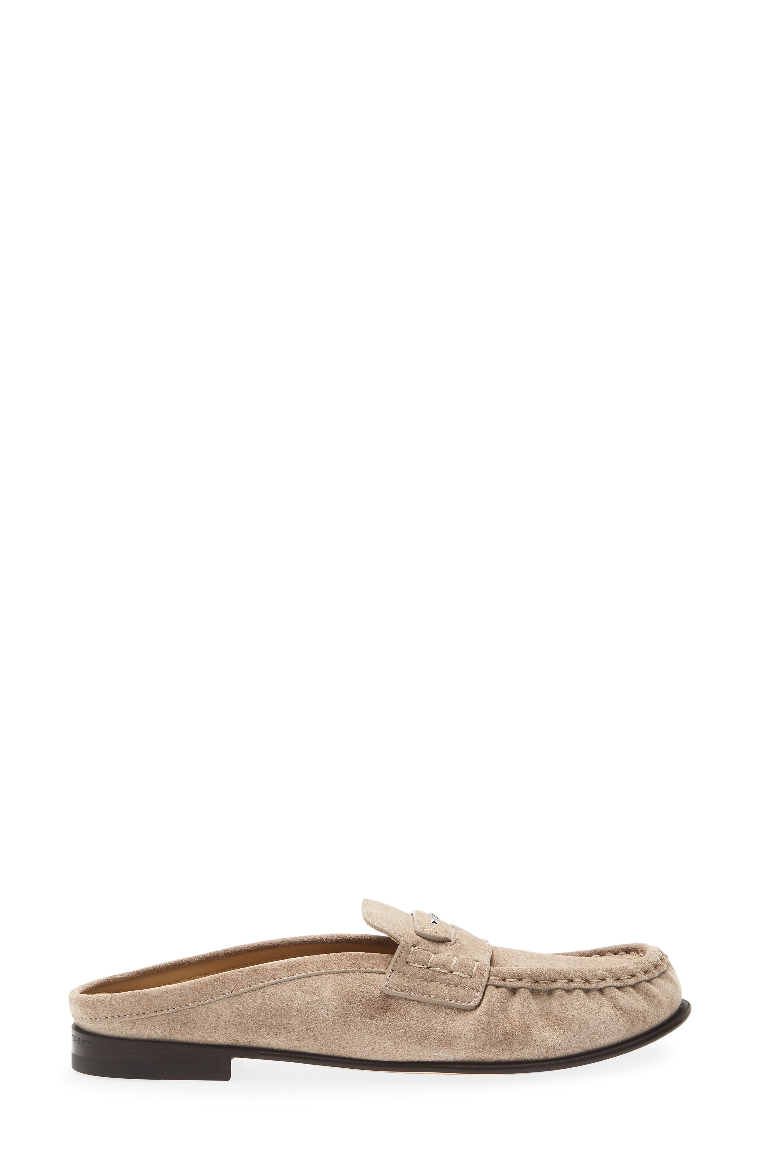Scrunch Leather Mule, Alternate, color, F0QF5 MUD