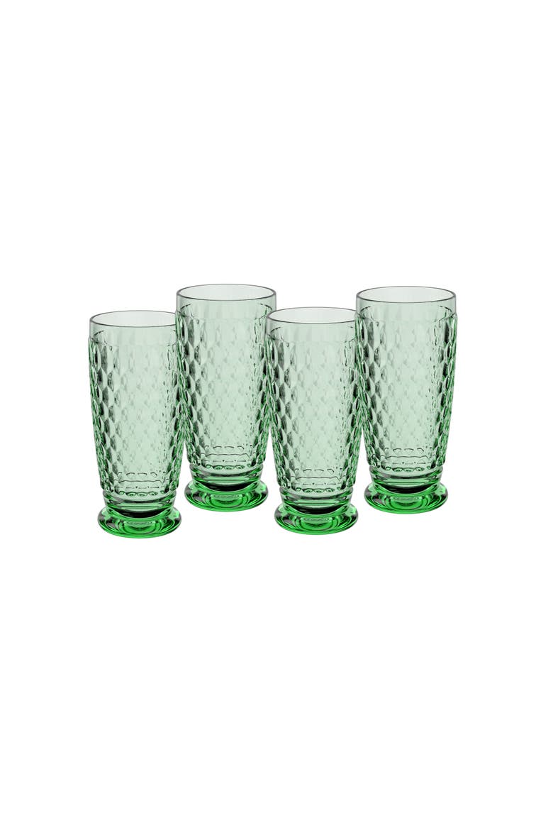 Boston coloured Set of 4 Hiball, Alternate, color, green