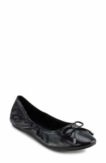KARL LAGERFELD PARIS Velma Metallic Ballet Flat